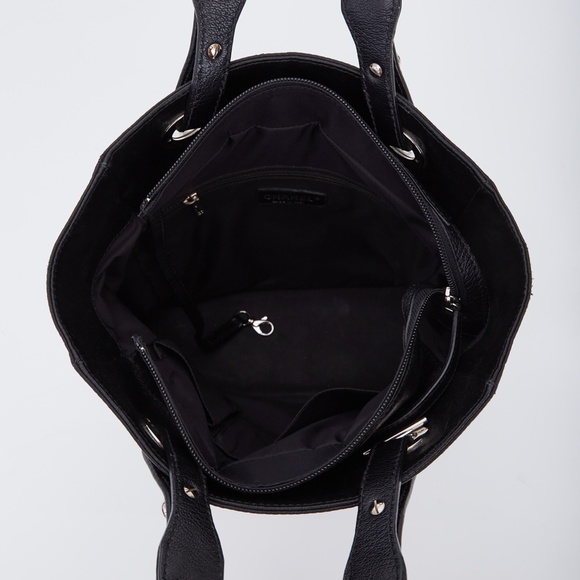 CHANEL PARIS BIARRITZ CLASSIC QUILTED NYLON CANVAS TOTE (2007) - Picture 6 of 13